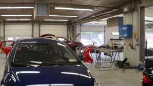 auto body repair ballston spa garage inside