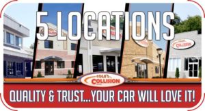 Cole's Collision 5 location banner