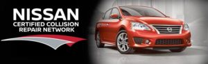 nissan certified collision repair banner new