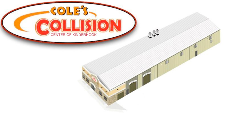 Coles-Collision-Kinderhook-location-Image body shop kinderhook building